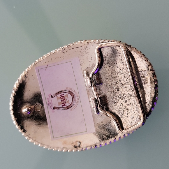 Little creek ranch. Silvertone initial buckle "K". - Picture 4 of 9